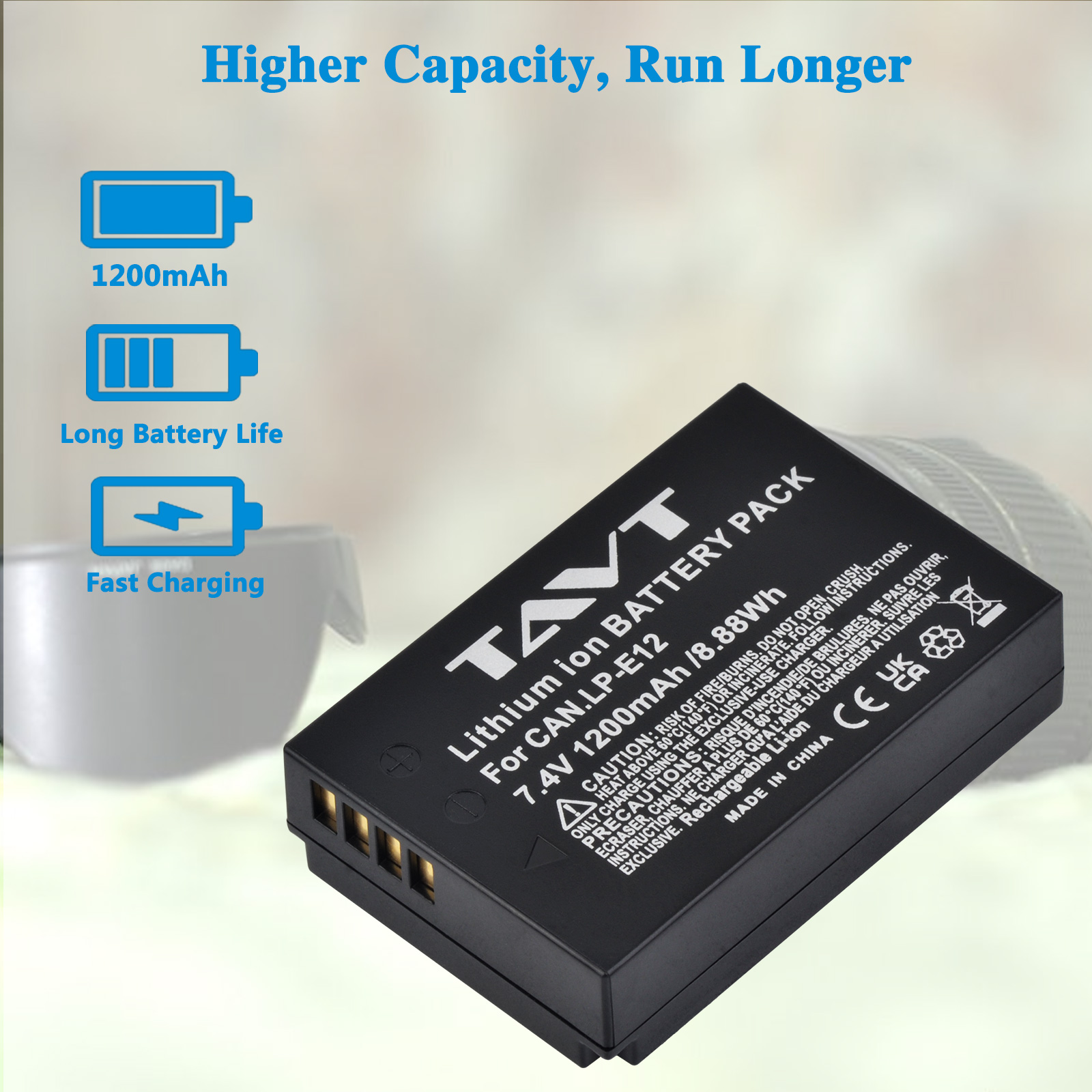 بطارية LP-E12 LPE12 LP E12 لكا - مراجعة Canon Camera Eos M50 Mark Ii وسعره